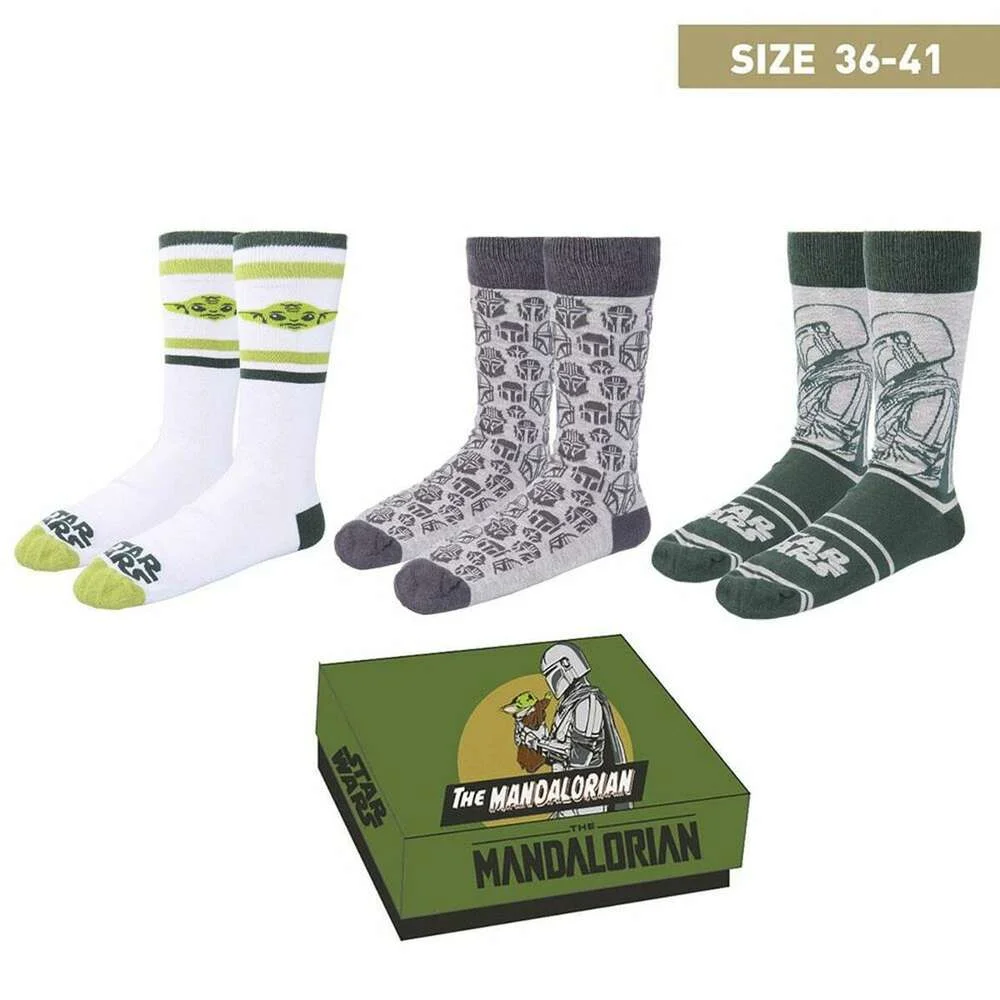Set 3 Calcetines Mandalorian Star Wars