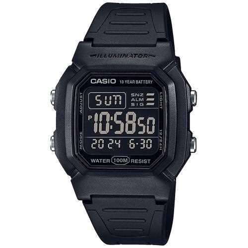 Casio W-800h-1bves Watch Wrist Watch Male Quartz Black