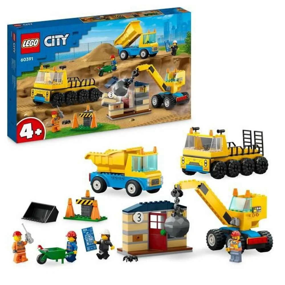 LEGO City: Camiões de Construção e Grua com Bola .