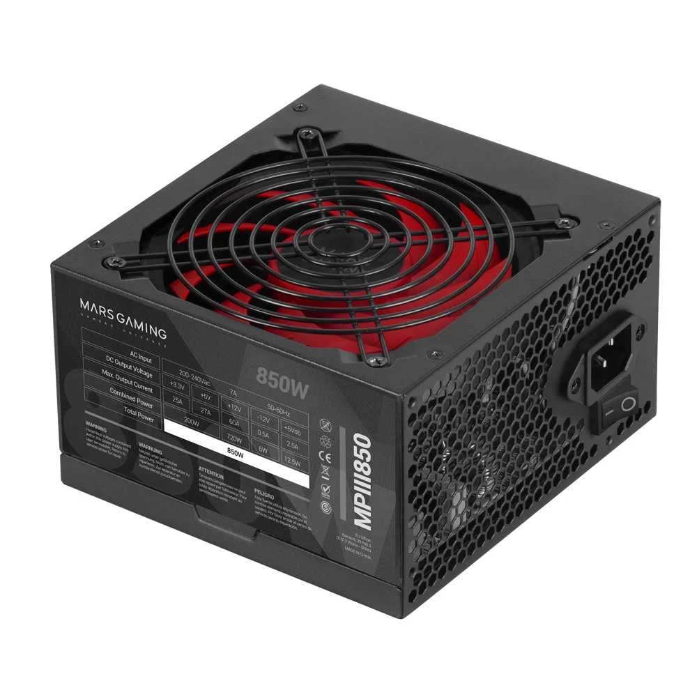 MARS GAMING MPIII850 FONTE DE ALIMENTAÇÃO 850 W 2.
