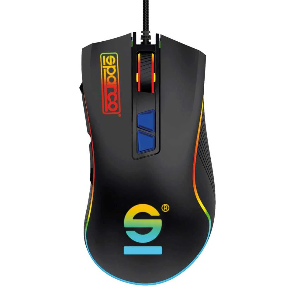 SPARCO SPMOUSEPRO RATO MÃO DIREITA USB TYPE-A 720.