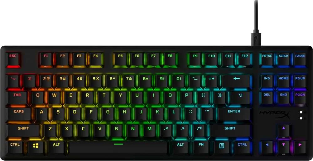 Teclado Hyperx 639n7AA Qwerty Espanhol Preto 
