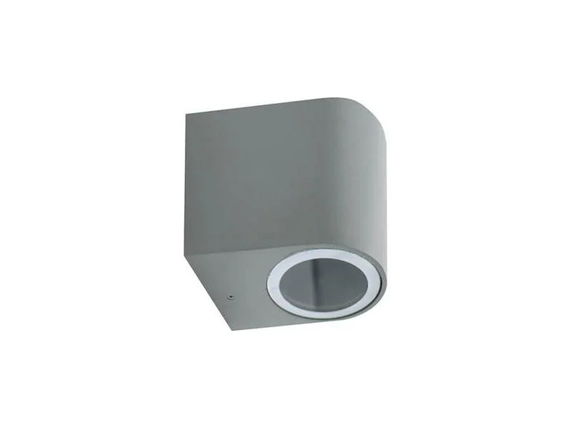 Aplique 1 X Gu10 Cilindrico Cinza