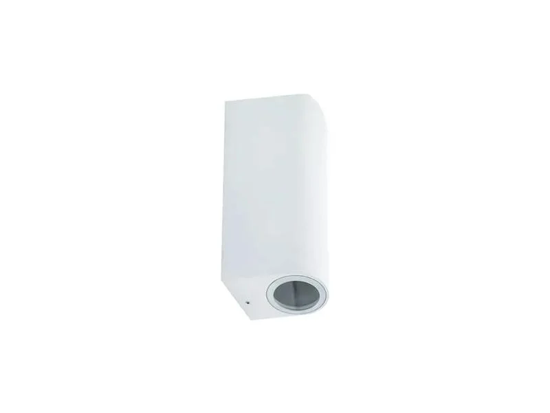 Aplique 2 X Gu10 Cilindrico Branco