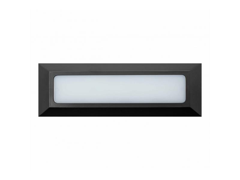 Aplique LED de Muro 1,8w 3000k Retangular Antracite