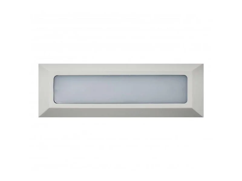 Aplique Led Muro Saliente Branco 3w 4000k