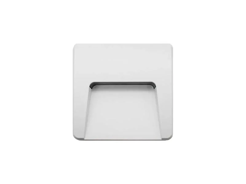 Aplique LED de Muro 3w 4000k Quadrado Branco