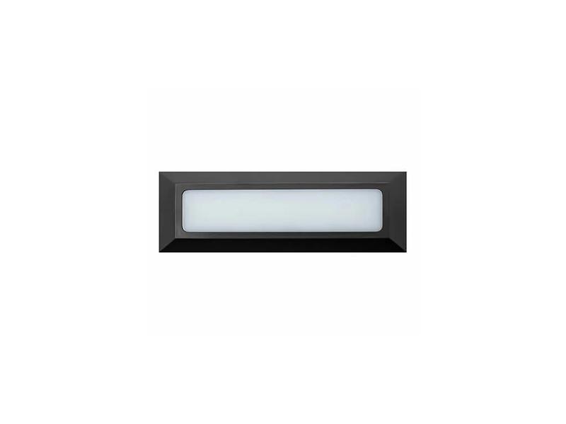 Aplique LED de Muro 3,8w 4000k Retangular Antracite