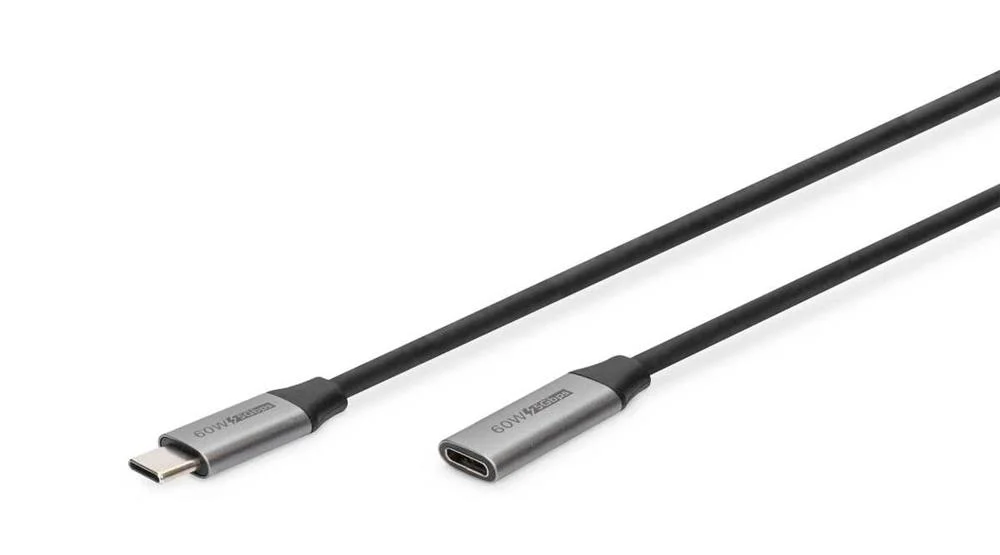 Digitus Verlängerungskabel Usb3.0/C ->   C St/St 1m Schwarz