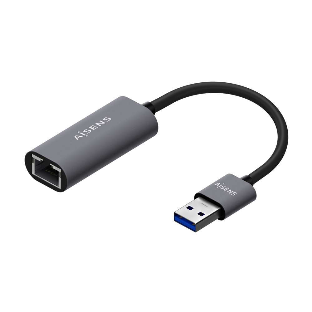 Placa de Rede Externa Rj45 Usb3.0 Gigabit 15cm - Aisens