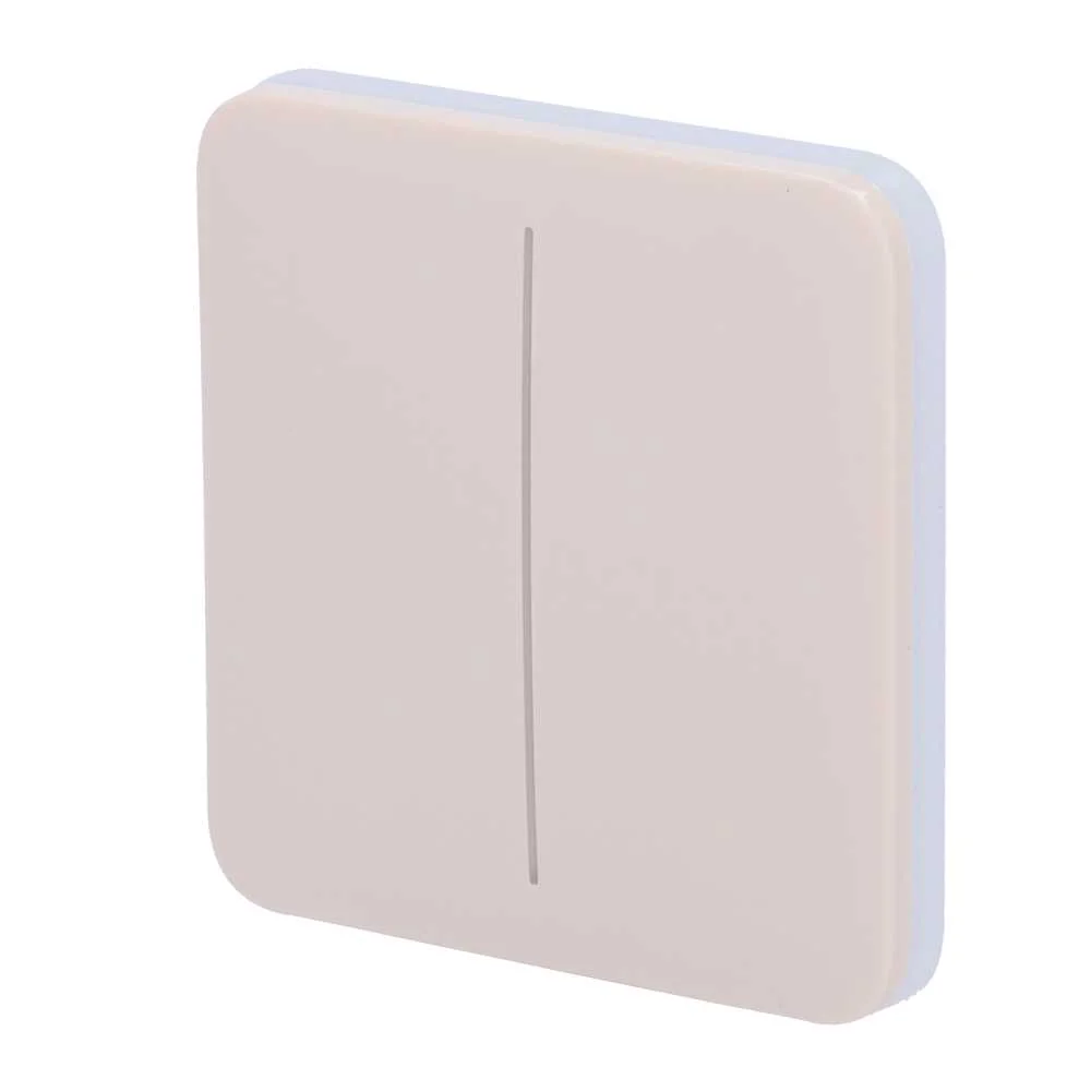 Ajax - Lightswitch Solobutton - Panel Táctil para Interruptor de Luz Doble  - Compatibilidad Con Aj-
