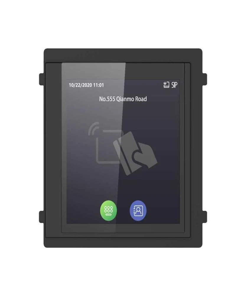 Botoneira 4" C/ Leitor de Cartões Rfid / Teclado Numérico / Códigos de Acesso - Hikvision