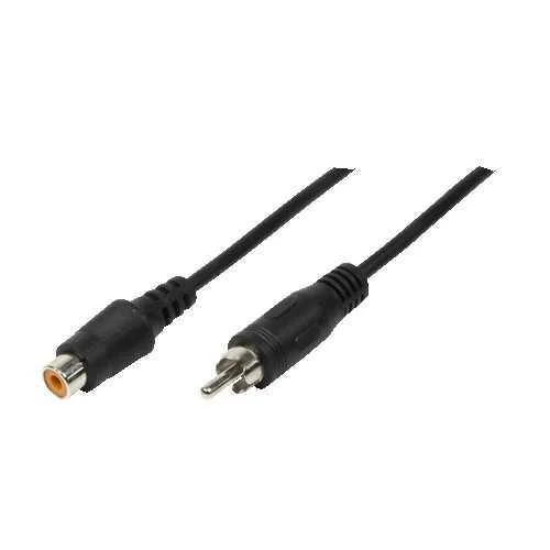 Logilink Audioverl. 1x Cinch -> 1x Cinch St/Bu  5.00m Bk