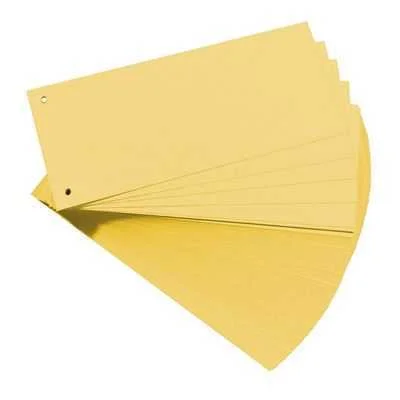 Herlitz Trennstreifen  Gelb 100er