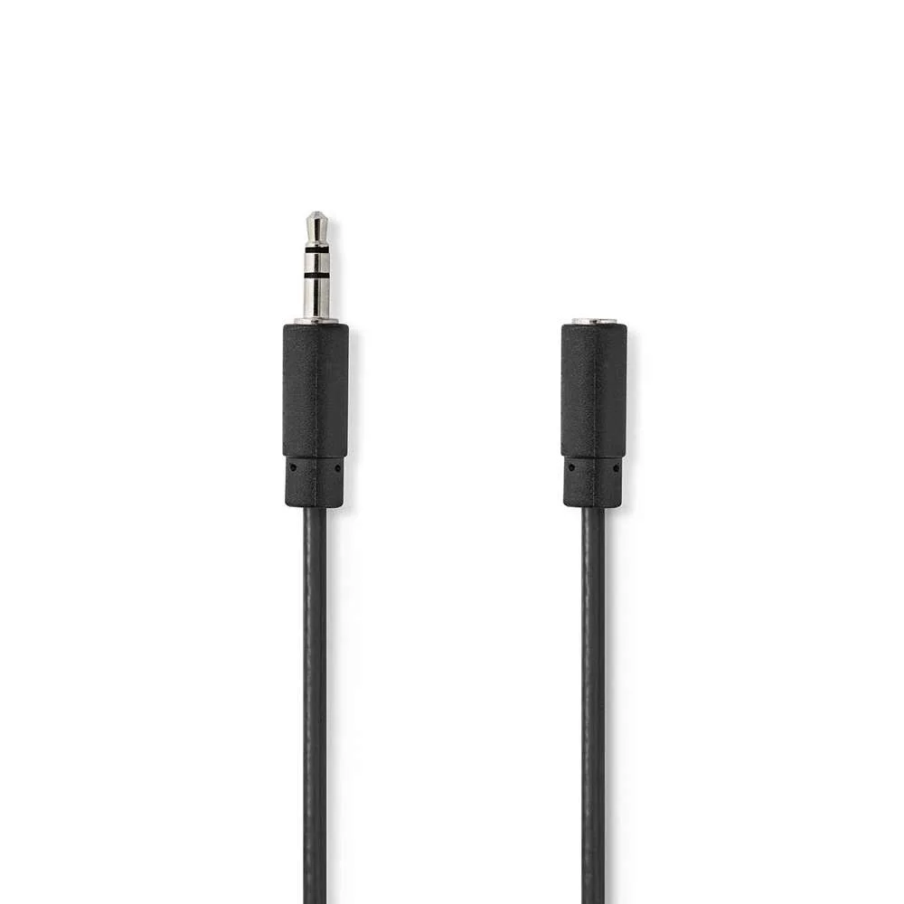 Cable de Audio Estéreo  3.5 Mm Macho  3.5 Mm Hemb.