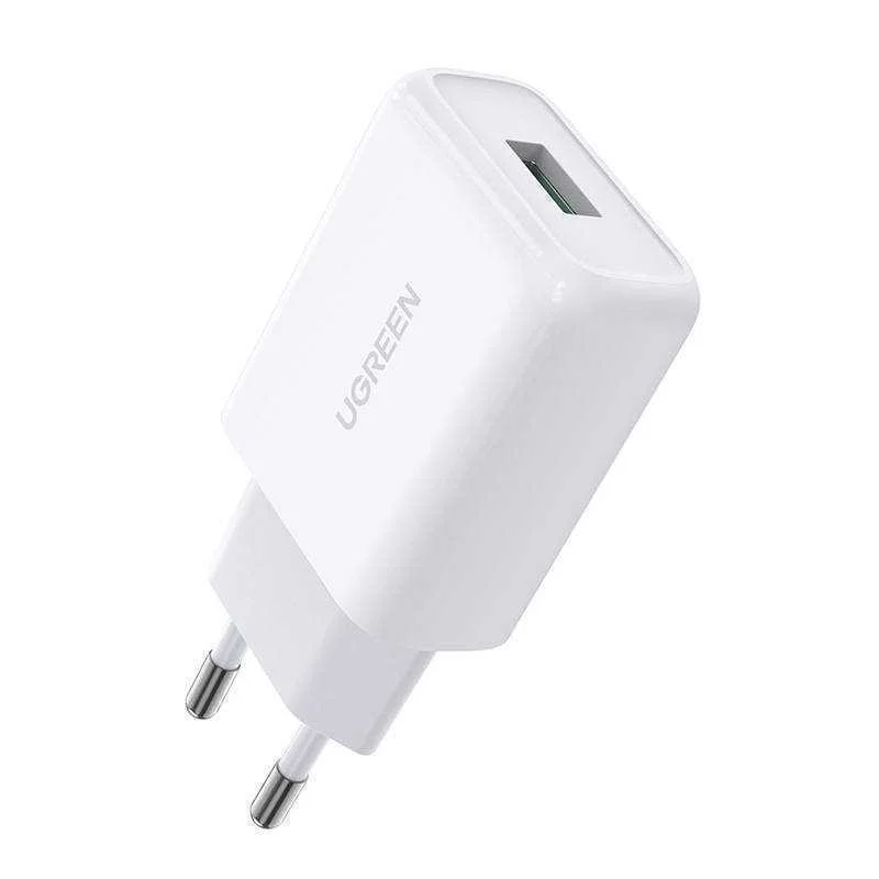 Ugreen Usb-A Qc 3.0 18w Wall Charger-Eu White