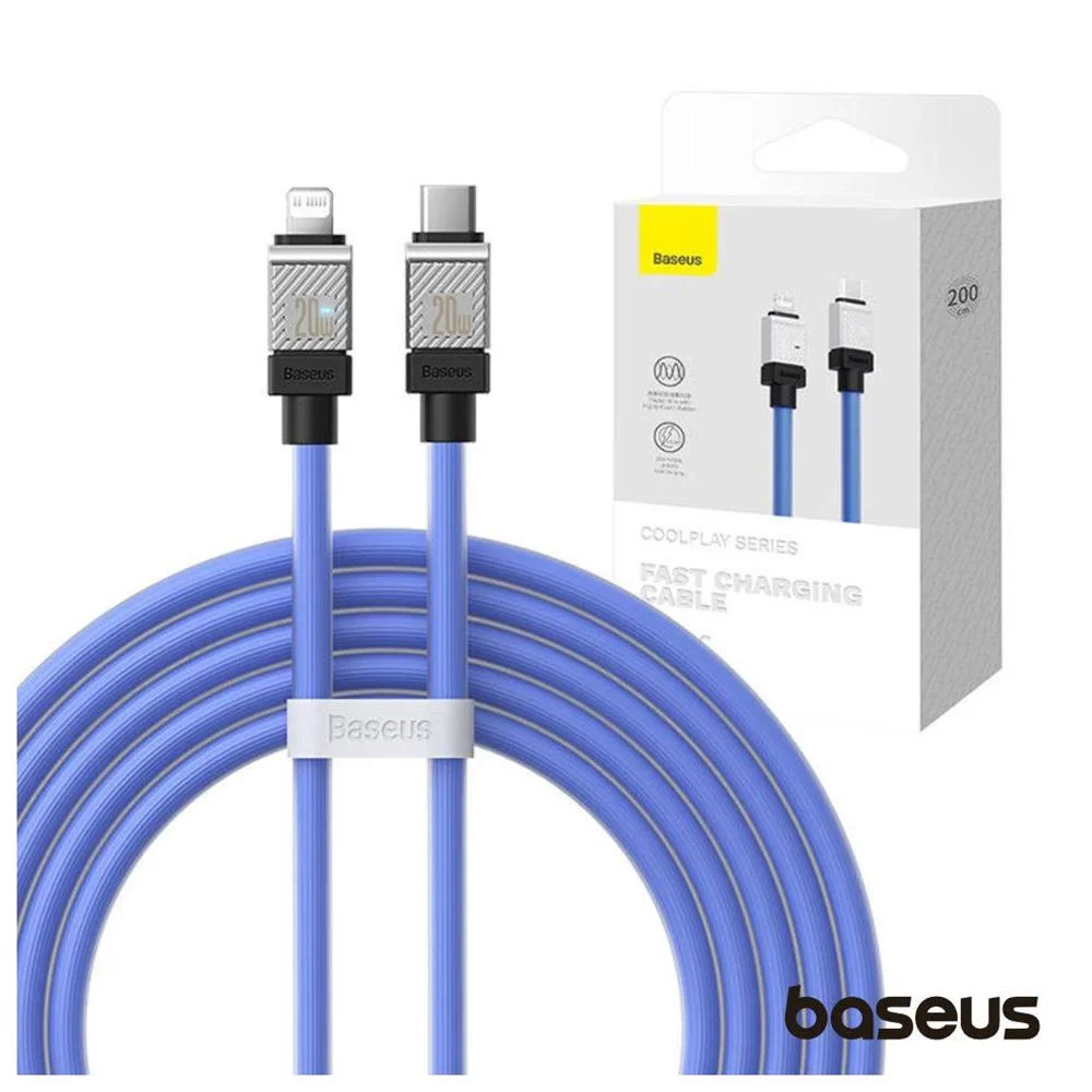 Cabo Baseus Usb-C 2m 20w (Roxo)