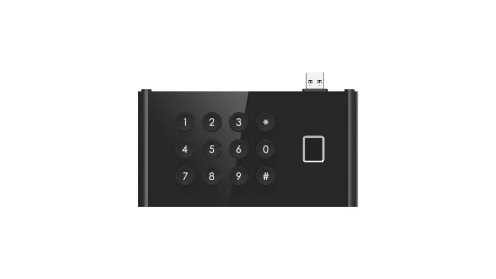 Leitor Biométrico de Impressão Digital e Pin P/ Videoporteiro Ds-Kd9403 C/ Conexão Usb - Hikvision