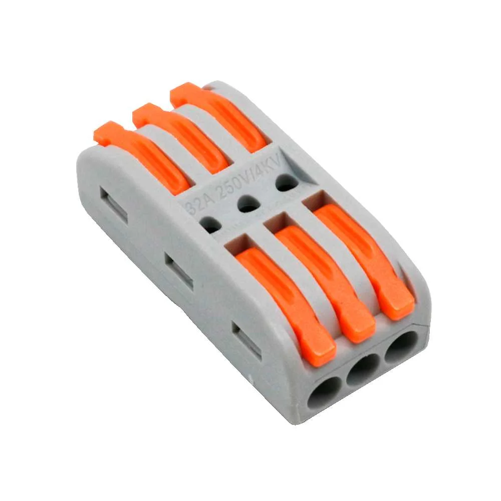 Safire -  Conector de Cable - 3 Entradas Y 3 Sali.