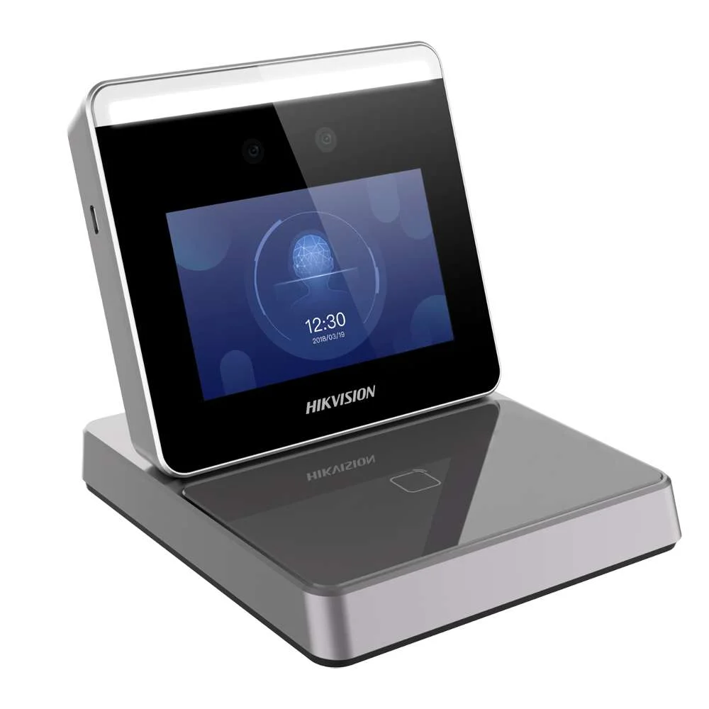 Leitor Biométrico Controlo de Acessos C/ Leitor de Cartões e Rostos - Hikvision