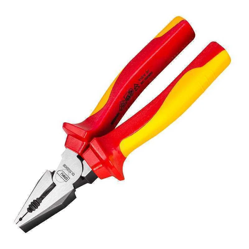 Alicate Combinado 6" Amarelo/Vermelho - DELI