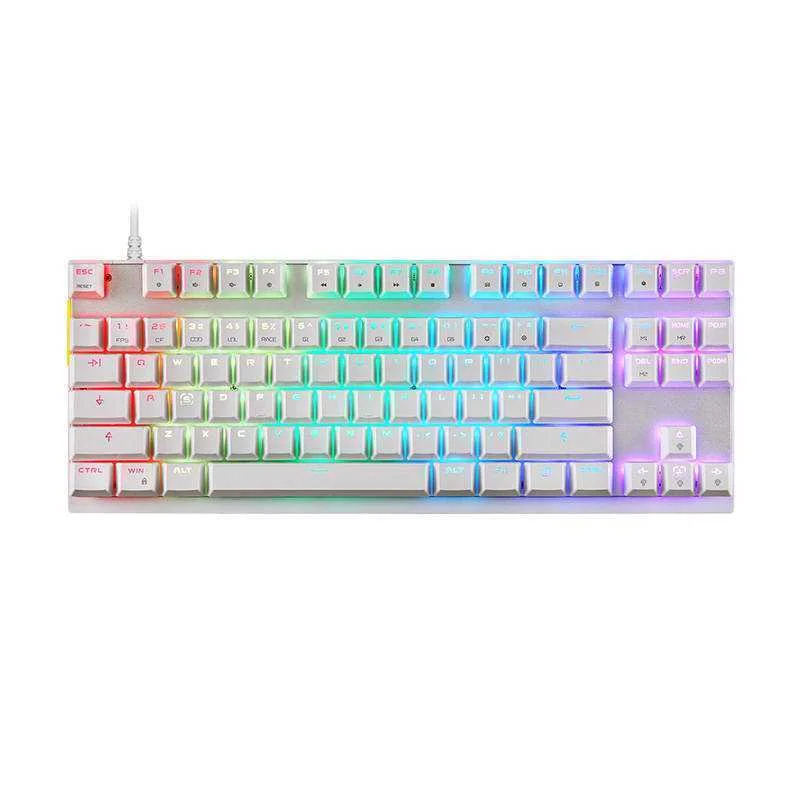 Teclado mecânico  Motospeed K82 RGB Branco