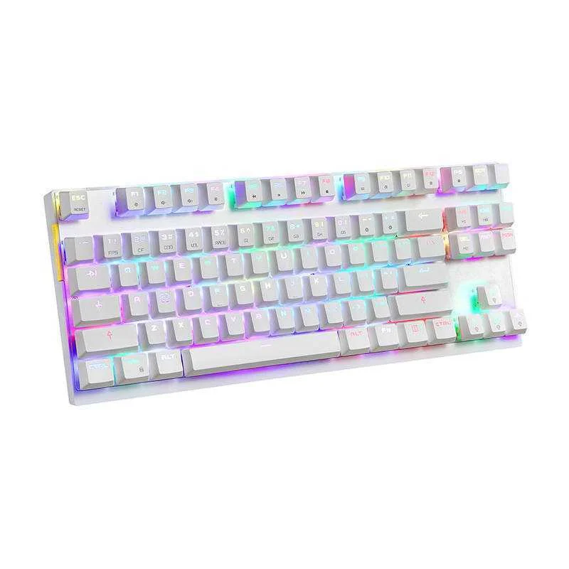 Teclado mecânico  Motospeed K82 RGB Branco