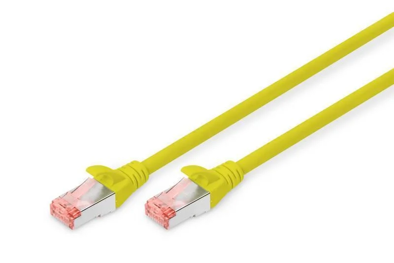 DIGITUS CAT6 S-FTP 1M CABO DE REDE AMARELO S/FTP .