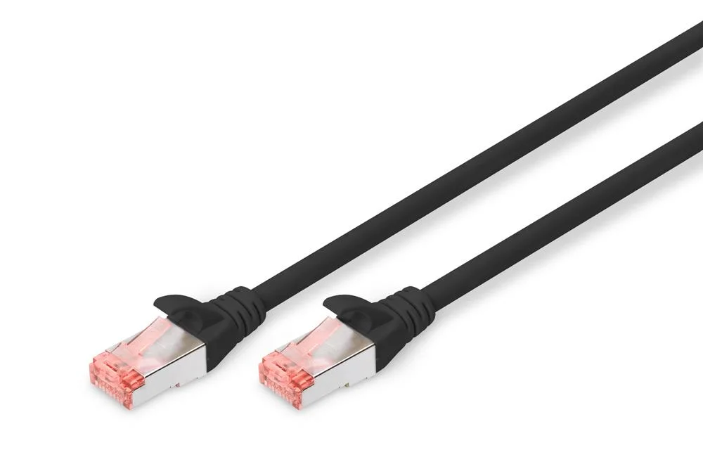 DIGITUS 2M CAT6 S-FTP CABO DE REDE PRETO S/FTP (S.