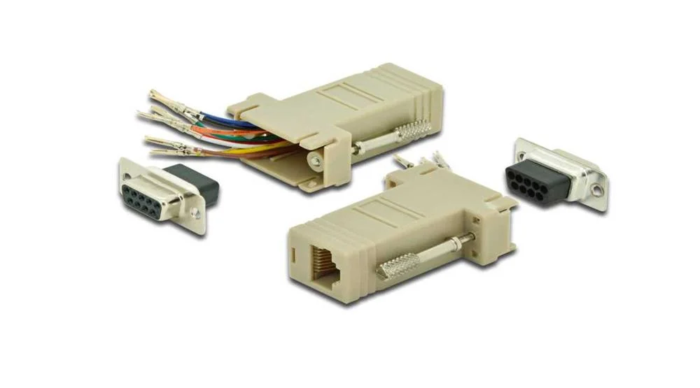 Digitus Rs 232 Adapter, Db9,   Rj45, Modular Db9 F,  Rj45 F