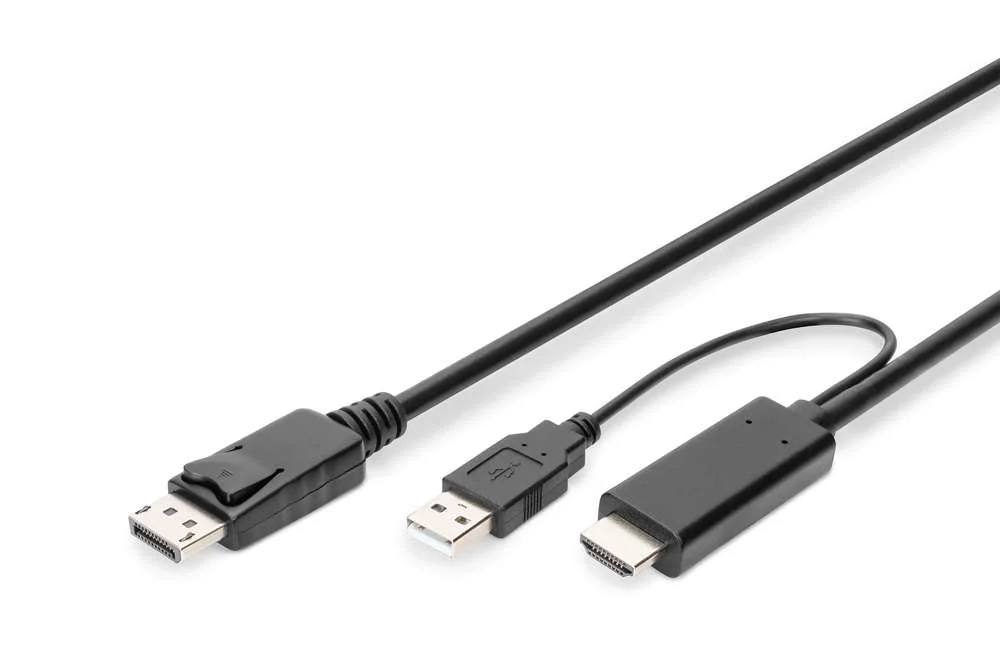 DIGITUS AK-330111-020-S ADAPTADOR DE CABO DE VÍDE.