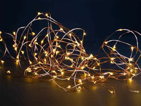 MAIA LED - 12 m - 120 lâmpadas branco quente - fi.