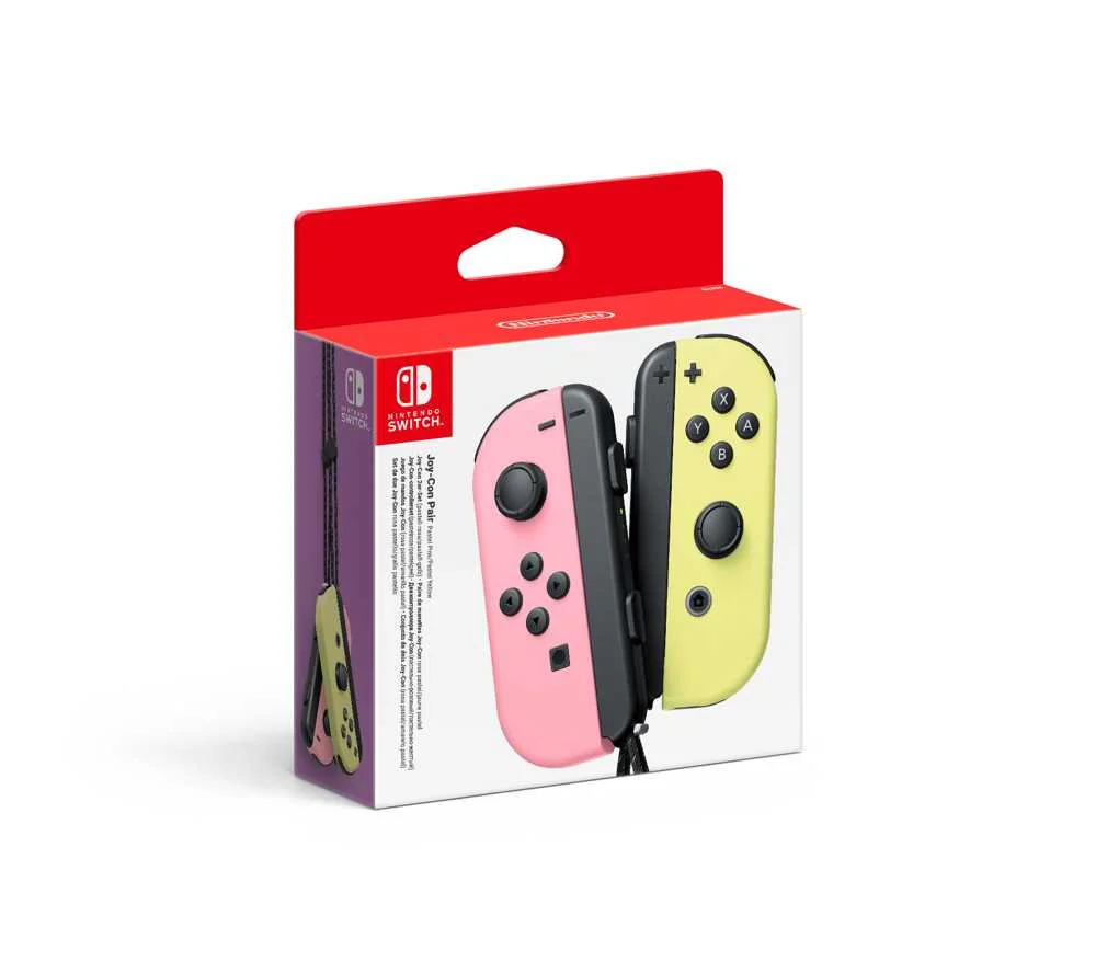 Nintendo Switch Joy-Con Pair Pastel Pink/Pastel Yellow Eur
