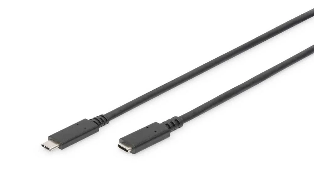 Digitus Usb 2.0 Verlängerungskabel 2,0m St/Bu Schwarz