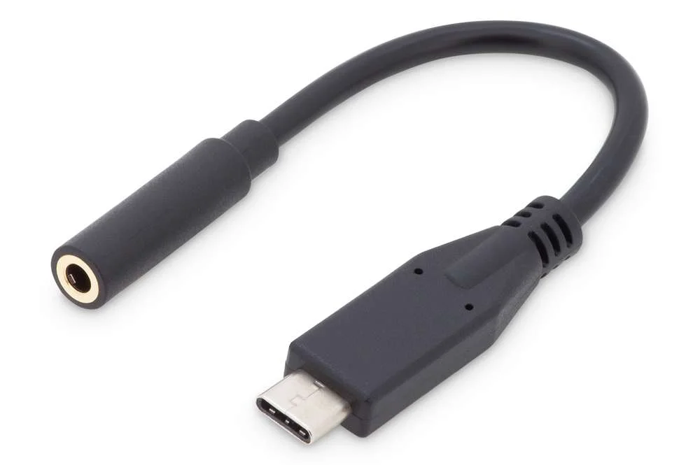 Digitus Usb Typec Audio Adapterkabel Typec/St Klinke/Bu 0,2m