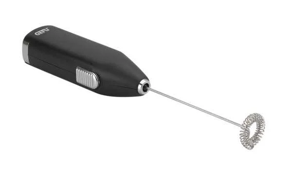 Gefu 12720 Milk Frother Automatic Milk Frother Black  Stainless Steel