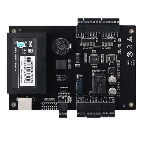 Controladora de Acceso Rfid - Acceso Por Tarjeta o Contraseña - Comunicación Tcp/Ip  Rs485 - 2 Entr