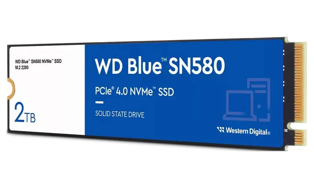 Ssd Wd Blue   M.2 2280       2tb Nvme    Sn580 Intern