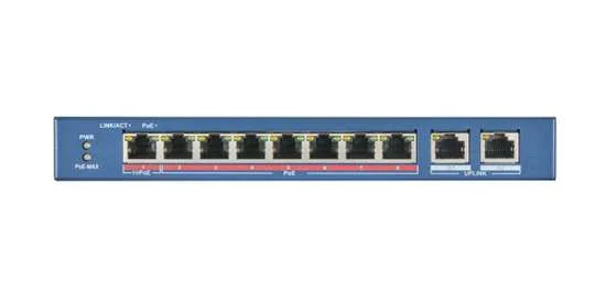 HIKVISION DS-3E0310HP-E SWITCH DE REDE NÃO-GERIDO.