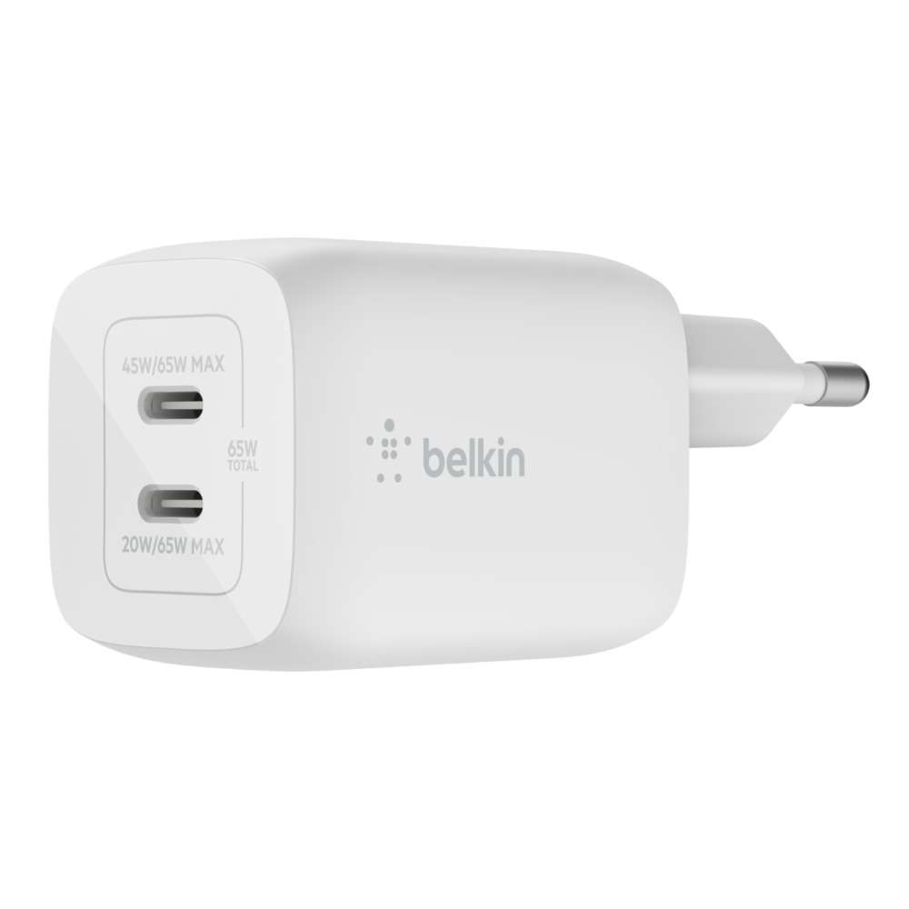 Belkin Wch013vfwh Portátil, Smartphone, Tableta Blanco Corriente Alterna Carga Rápida Interior