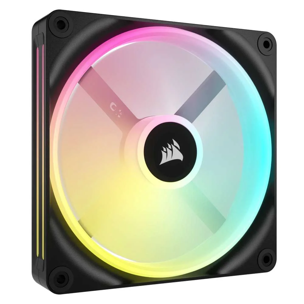Ventoinha 140mm Icue Link Qx140 RGB 2000rpm 4 Pinos Pwm Preta Expansion Kit - Corsair