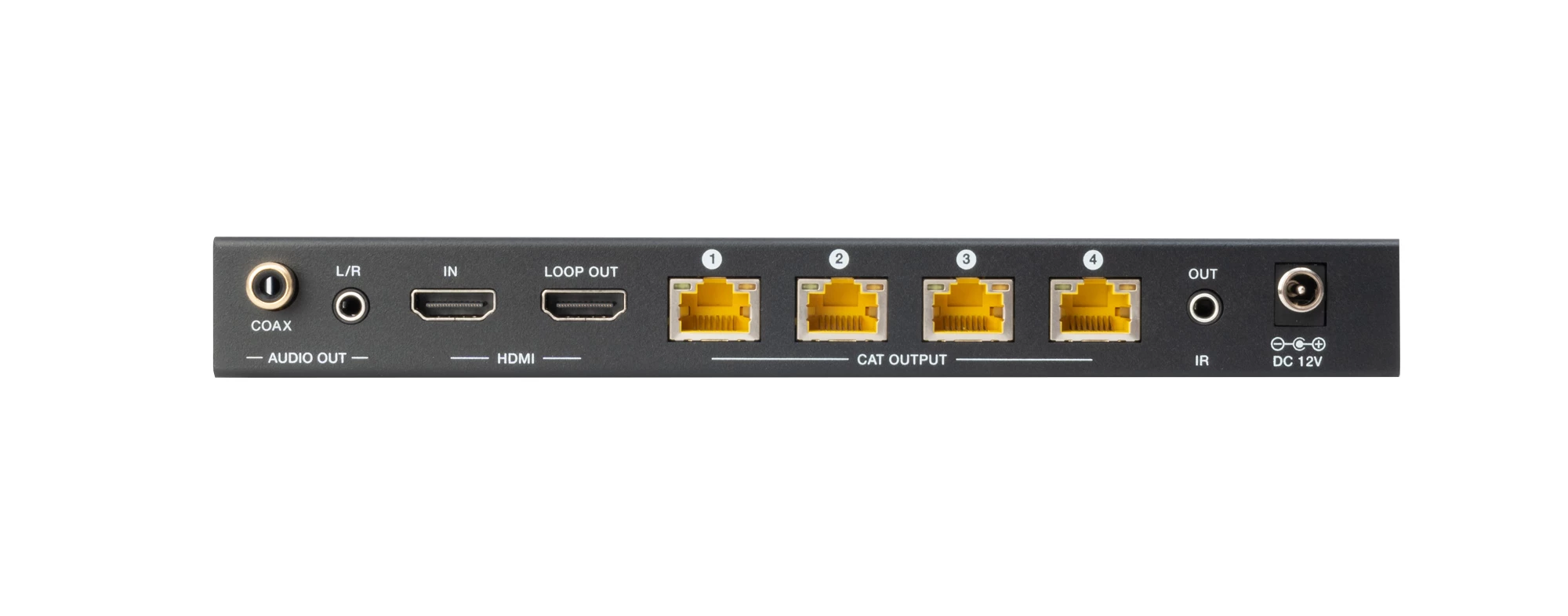 Distribuidor Extensión Hdmi 1 X 4 Por Cable Cat 6.