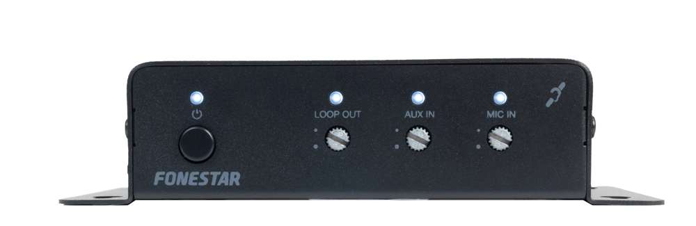 Amplificador Monozona de Anel de Indução 5 W Rms. Aparelhos Auditivos Modo T. Anel Até 20 M².