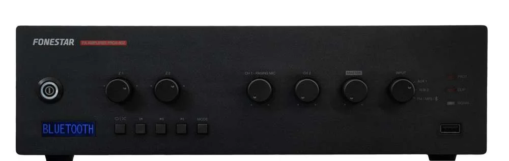 Amplificador de Megafonía Multizona