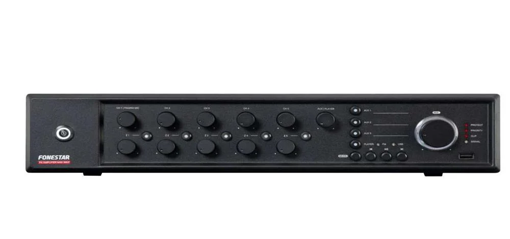 Amplificador de Megafonía Multizona