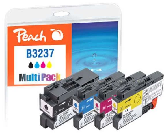 Peach 321008 Tinteiro 4 Unidade(S) Preto, Ciano, .