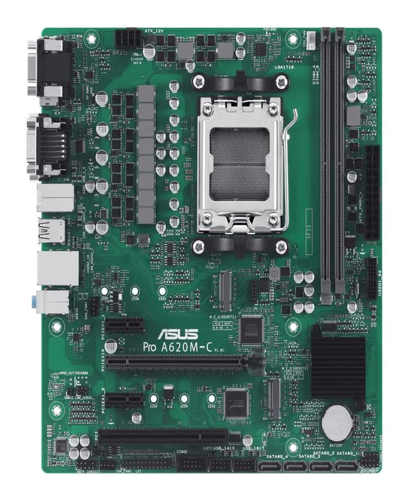 Mb Asus Pro A620m-C-Csm                  (Amd,Am5,Ddr5,Matx)