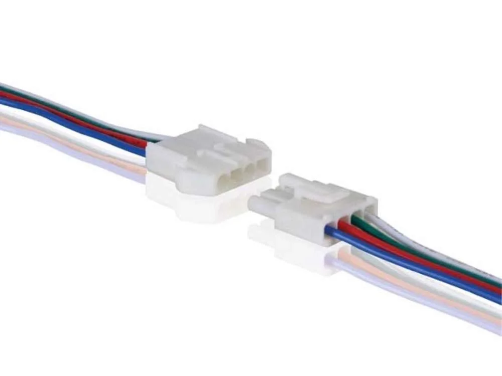 Connector With Cable (Male-Female) For RGB Ledstrip