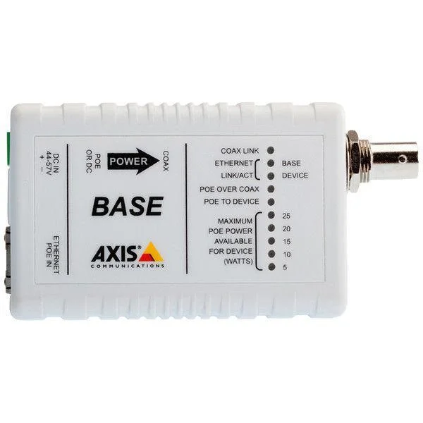 AXIS T8640 POE+ OVER COAX ADAP CAM