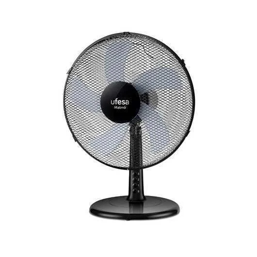 Ventilador de Mesa Ufesa Malmo Preto Multicolor 